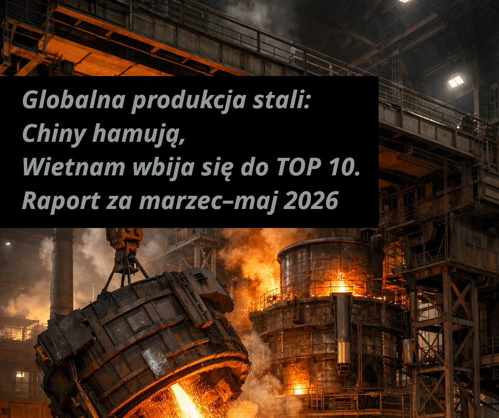 produkcja stali marzec maj 2026