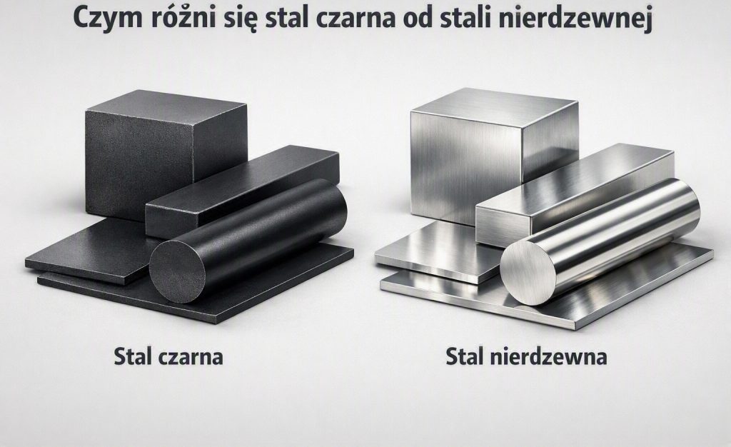 Czym różni się stal czarna od stali nierdzewnej